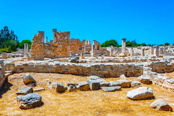 Ερείπια Στην Ένωση Από Ναό Του Απόλλωνα Υλάτη Στο Διέ — Φωτογραφία Αρχείου