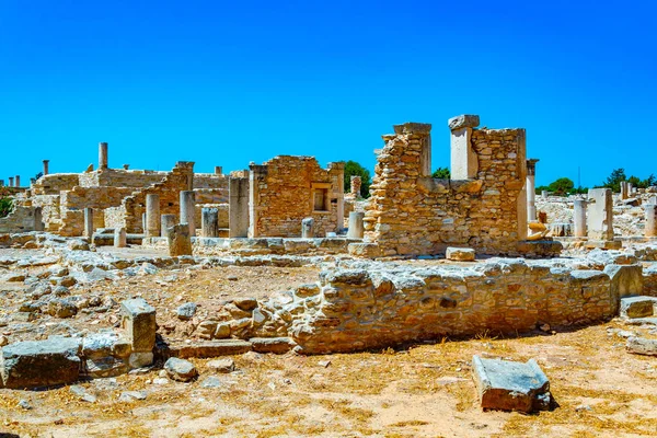 Ερείπια Στην Ένωση Από Ναό Του Απόλλωνα Υλάτη Στο Διέ — Φωτογραφία Αρχείου