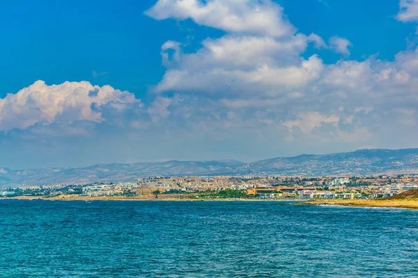Városképet Gazdagító Épületnek Szánták Cypru Paphos — Stock Fotó