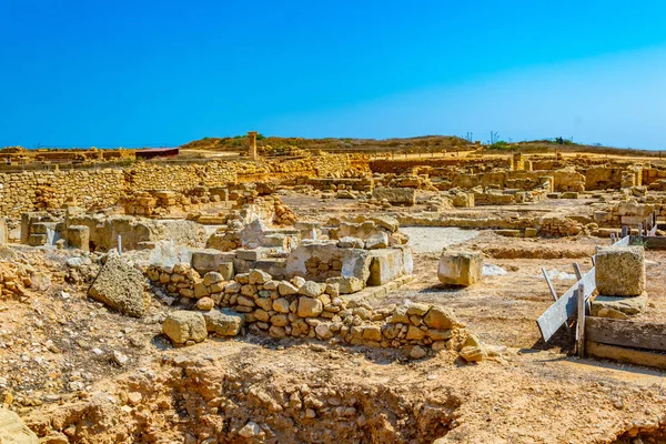 Paphos Régészeti Park Cypru Orpheus Ház Romjai — Stock Fotó