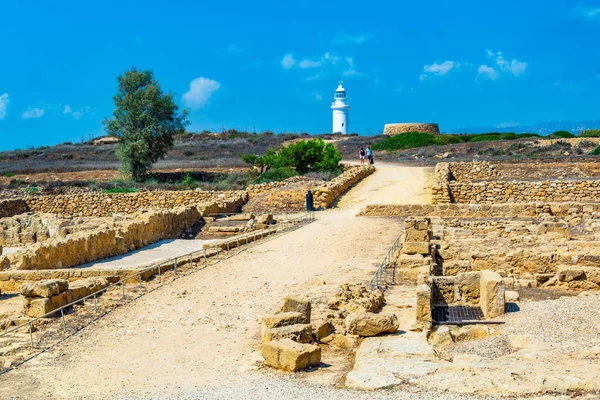 Paphos arkeolojik Park Cypru üzerinde