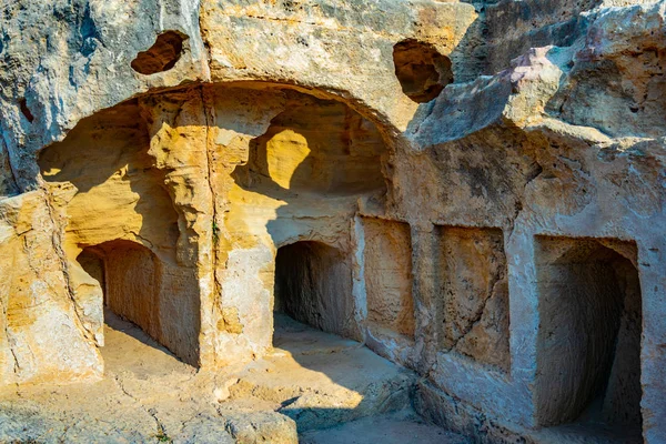 Τάφοι Των Βασιλέων Στην Πάφο Κύπρο — Φωτογραφία Αρχείου