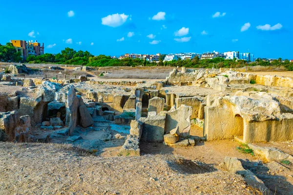 Гробницы Царей Пафосе — стоковое фото