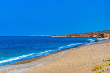 Düzensiz sahil Akamas yarımada üzerinde Cypru