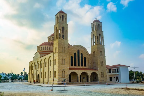 Εκκλησία Των Αγίων Αναργύρων Στην Πάφο Κύπρο — Φωτογραφία Αρχείου