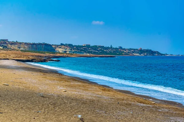 Poszarpane Wybrzeże Akamas Peninsula Cyprze — Zdjęcie stockowe