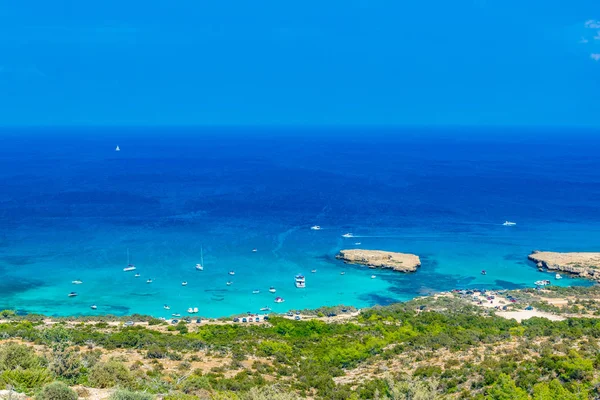 Blue Lagoon Akamas Peninsula Cypru — Stock Photo, Image