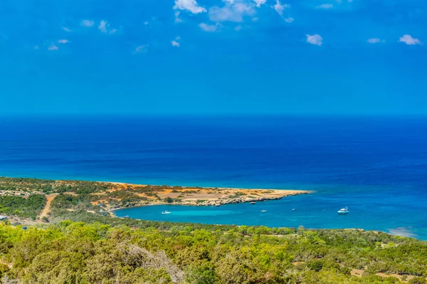 Blauwe Lagune Akamas Schiereiland Cypru — Stockfoto