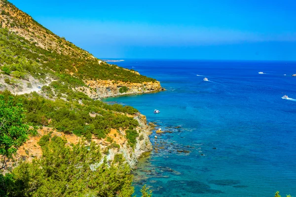 Členité Pobřeží Akamas Poloostrov Cypru — Stock fotografie