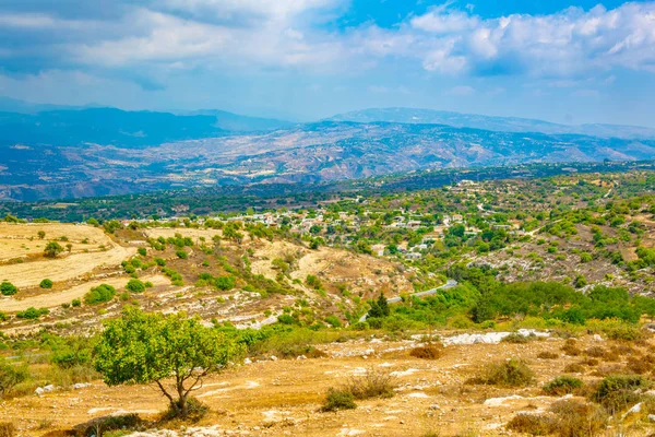 Хилли Сельской Местности Кипра Недалеко Акамас Peninsul — стоковое фото