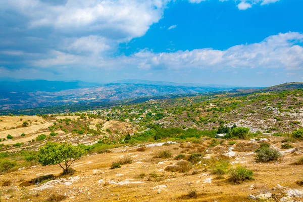 Kopcovité Krajiny Kypru Akamas Peninsul — Stock fotografie