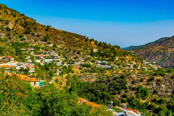 Desa Moutoullas Dan Kalopanayiotis Cypru — Stok Foto