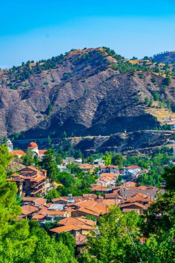 Cypru 'daki Kakopetria köyü