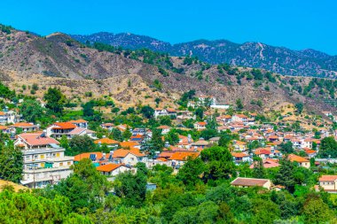 Cypru 'daki Kakopetria köyü