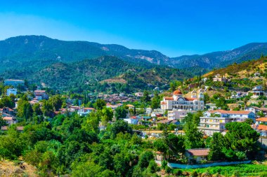 Cypru 'daki Kakopetria köyü