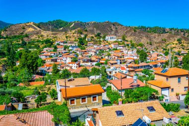 Cypru 'daki Kakopetria köyü