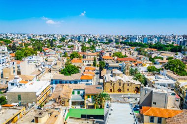 Lefkoşa, Cypru havadan görünümü