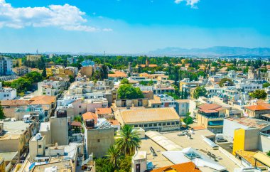 Lefkoşa, Cypru havadan görünümü