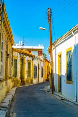 Lefkoşa, Cypru yerleşim bölgesinde dar sokak