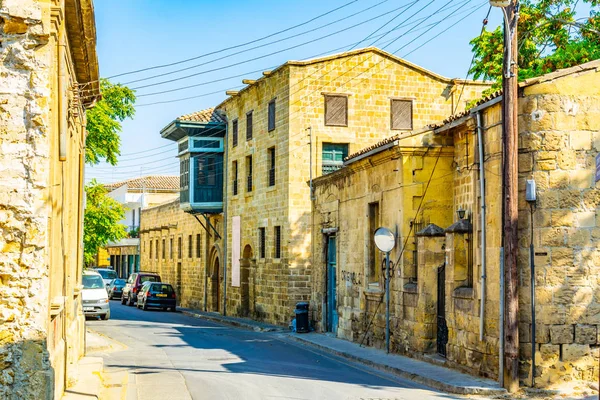 Lefkoşa Tarihi Merkezi Cypru Dar Bir Sokakta Görünümünü — Stok fotoğraf