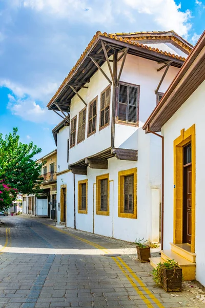 Enge Straße Der Altstadt Von Lefkosa Cypru — Stockfoto