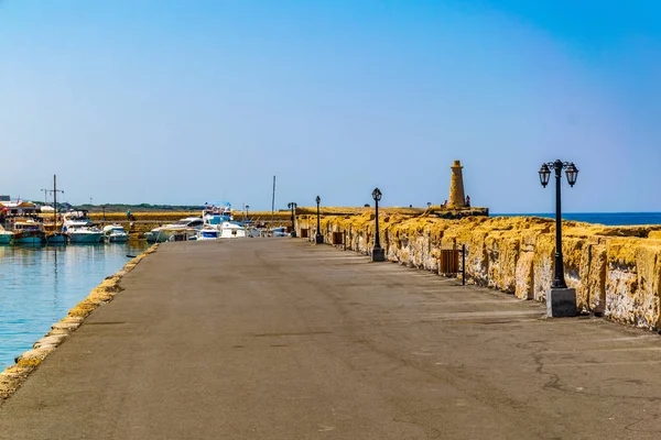 Pier Porto Kyrenia Girne Durante Dia Ensolarado Verão Cypru — Fotografia de Stock