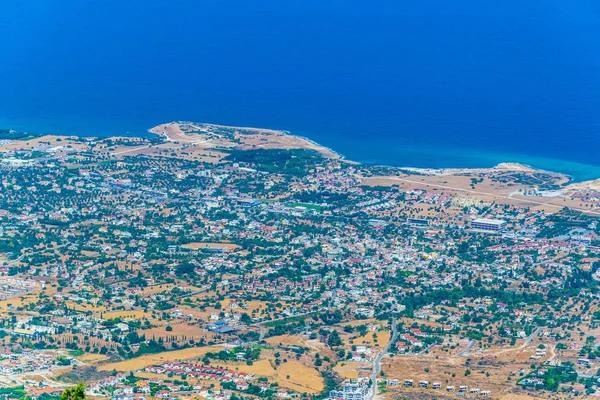 Veduta Aerea Villaggio Sul Mare Nel Nord Del Ciad — Foto Stock