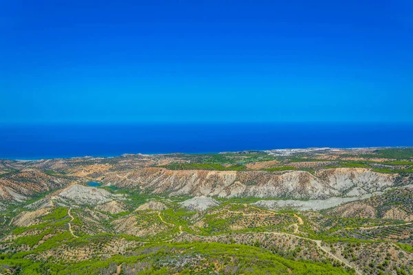 Veduta Aerea Del Mare Della Penisola Karpaz Liguu — Foto Stock