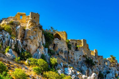 Kuzey Cypru St. Hilarion kalesinin