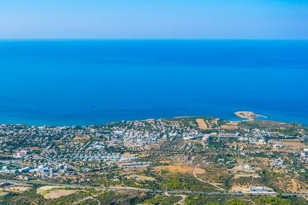 Veduta Aerea Villaggio Sul Mare Nel Nord Del Ciad — Foto Stock