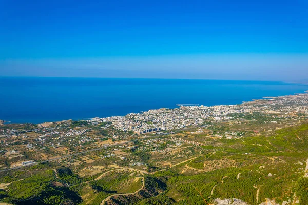 Гірне Кіренія Переглядали Від Замку Святого Іларіон Cypru — стокове фото