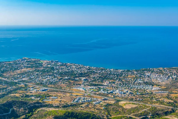 Veduta Aerea Villaggio Sul Mare Nel Nord Del Ciad — Foto Stock