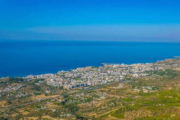 Kyrenia Girne Visto Hilarion Castello Liguu — Foto Stock