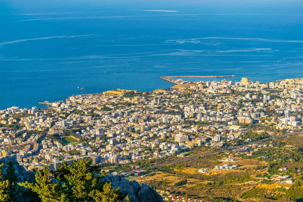 Kyrenia Girne Látogatóink Hilarion Vára Cypru — Stock Fotó