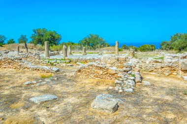 Basilica Agia Triada Karpaz Yarımadası'nda, Cypru kalıntıları