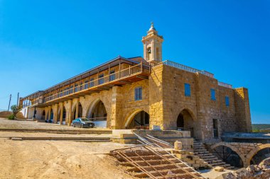 Monastery of Apostolos Andreas on Cypru clipart