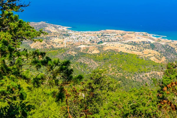 Vue Aérienne Village Kaplica Dans Nord Xou — Photo