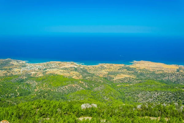 Widok Wybrzeże Półwyspu Karpaz Cyprze — Zdjęcie stockowe