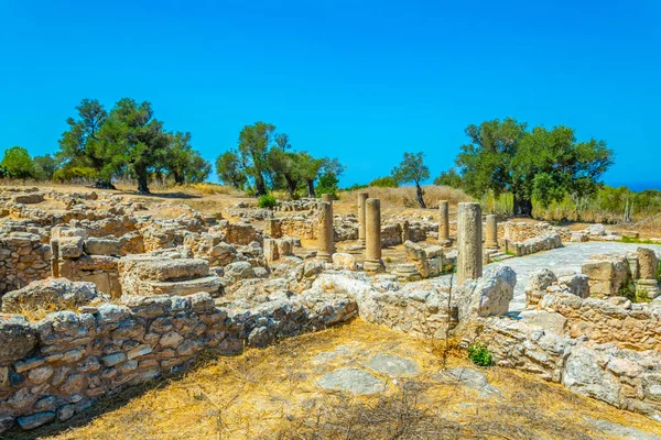 Руины Базилики Агия Триада Полуострове Карпаз Кипрский Полуостров — стоковое фото
