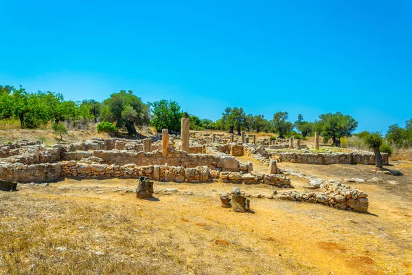 Basilica Agia Triada Karpaz Yarımadası Nda Cypru Kalıntıları — Stok fotoğraf