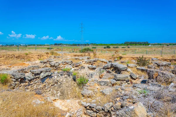 Ruinas Antiguas Necrópolis Salamis Cerca Famagusta Jalá —  Fotos de Stock