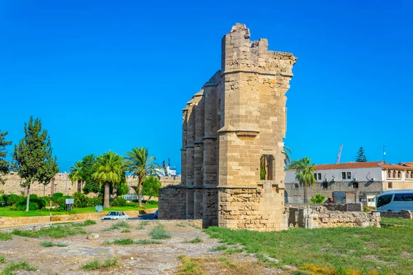 Gazimağusa Cypru Latin Saint George Kilisesi Kalıntıları — Stok fotoğraf