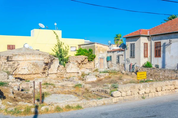 Ruínas Casa Banho Otomana Kizil Famagusta Cypru — Fotografia de Stock