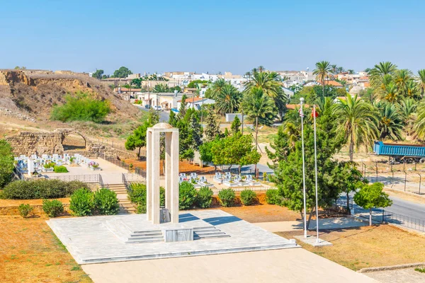 Memorial Mártires Turcos Que Murieron Durante Conflicto Famagusta Jalá — Foto de Stock