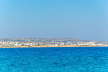 Sahil görünümü Agia Napa, Cypru