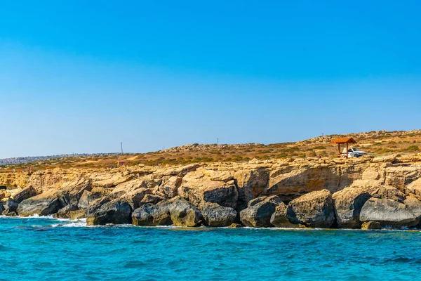 Cape greco adlı deniz mağaralarda Güneydoğu cypru
