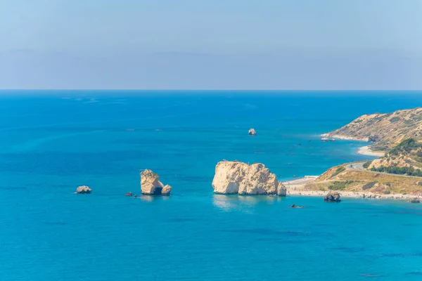 Petra Tou Romiou Alas Aphordite Rock Cypru — Stockfoto
