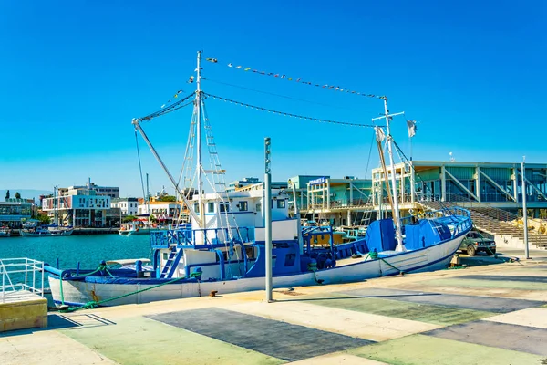 Limassol Ciprus 2017 Augusztus Régi Kikötő Limassol Nyüzsgő Turisztikai Terület — Stock Fotó