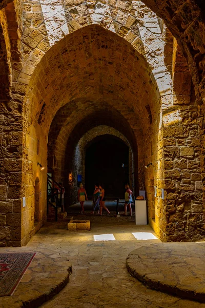Paphos Cipro Agosto 2017 Interno Del Castello Paphos — Foto Stock
