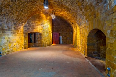 Lefkoşa, Kıbrıs, 24 Ağustos 2017: Kapıda Nicosia, Cypru iç Mağusa